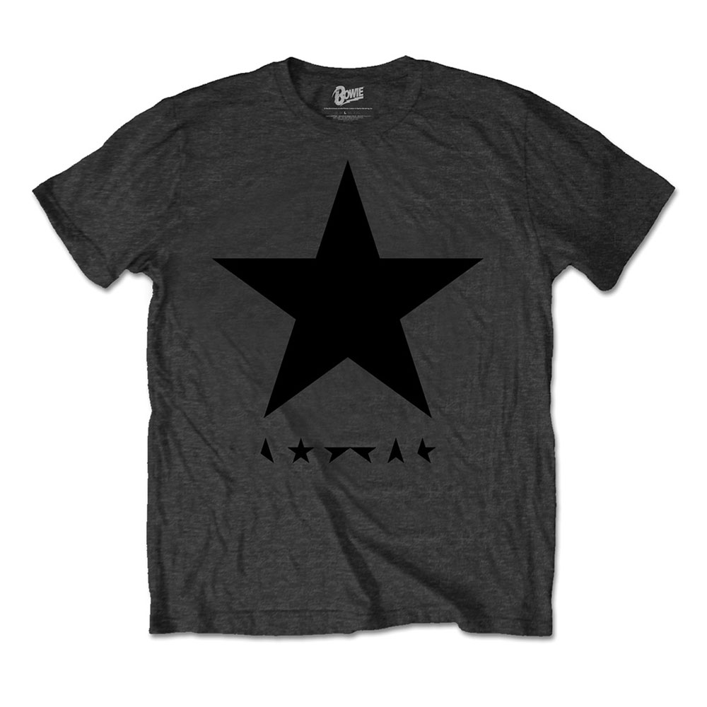 David Bowie - Blackstar Mens Tshirt - Grey